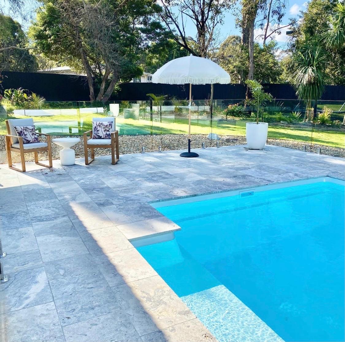 Pool equipment pad with pumps, filtration, and electrical controls